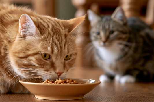 Food Competition Stress in Multi-Cat Homes: The Silent Mealtime Problem Many Cat Parents Miss